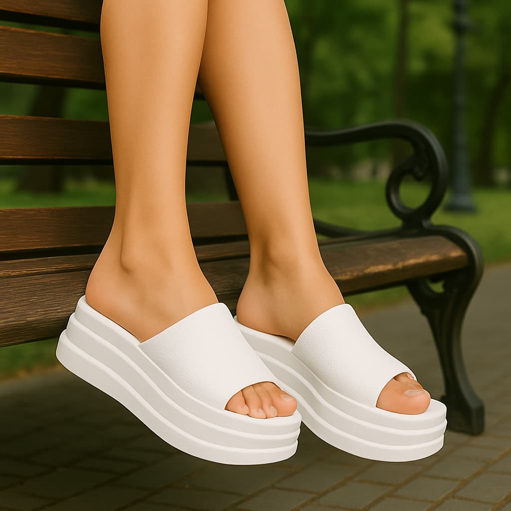 Sandália Plataforma Feminina Conforto Extremo – Super Leve