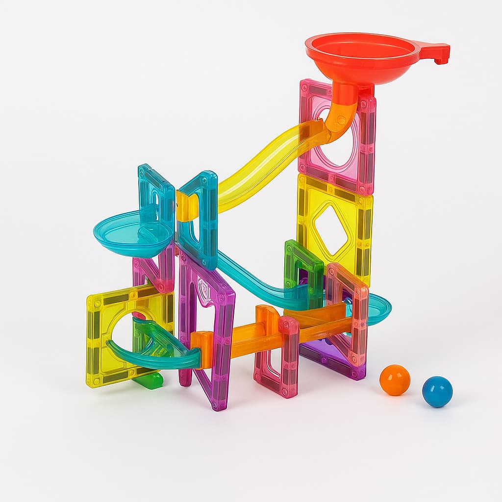 Blocos de Montar Magnéticos Magnetic Diy Construção Brinquedo Infantil 47 Peças