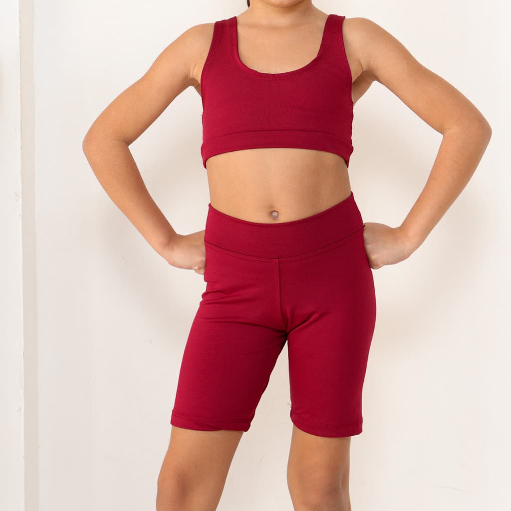 Short Kids Infantil Menina- Esportivo, Feminino, Casual, Short Longo, Do 06 ao 12.