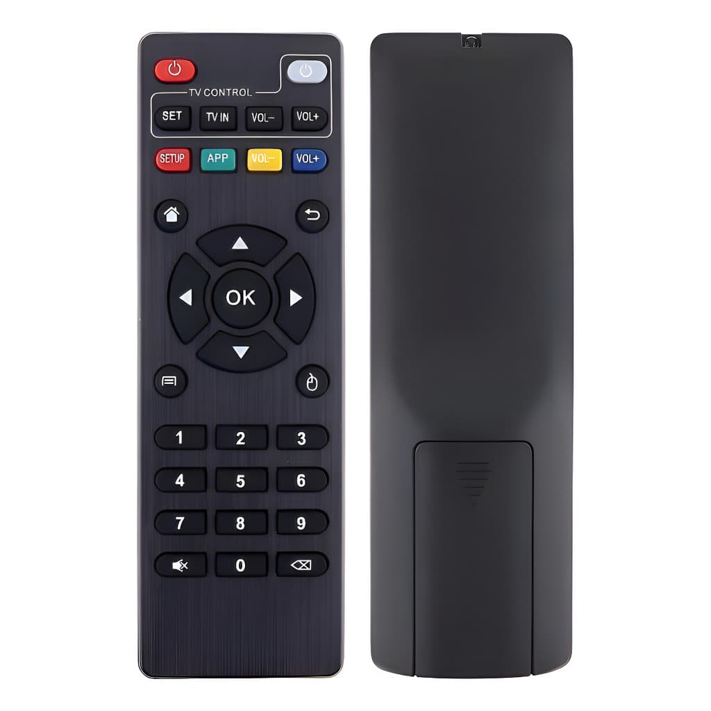 Kit 2 Controle Remoto Smart TV Box 4K Pro Sky-8095 Compatível Android