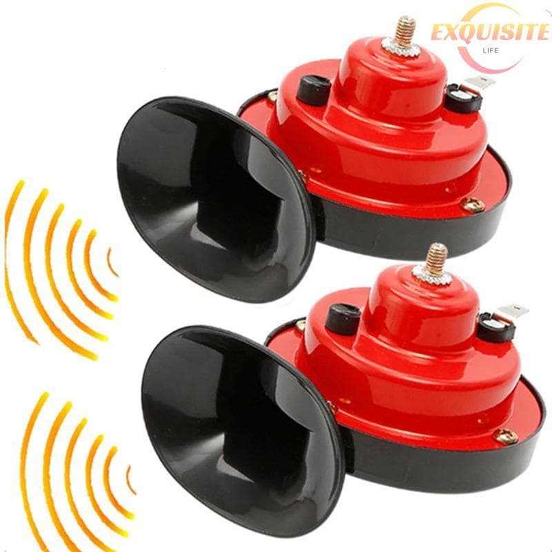 [EL] 12V Buzinas De Trem Super Altas 300DB Alto-Falante Automotivo À Prova D'água Universal Carro Motocicleta Caminhão B