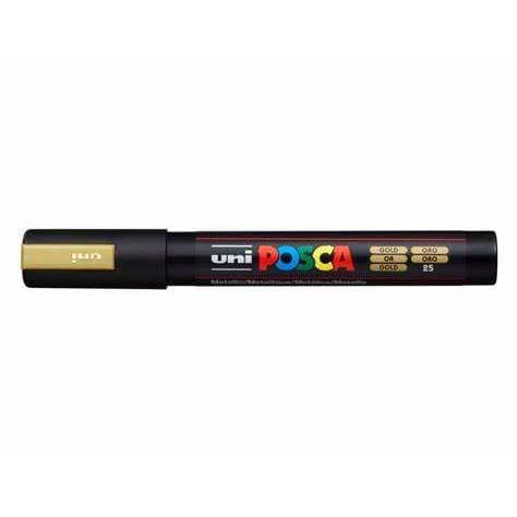 Caneta Uni Ball Posca PC-5M Ouro