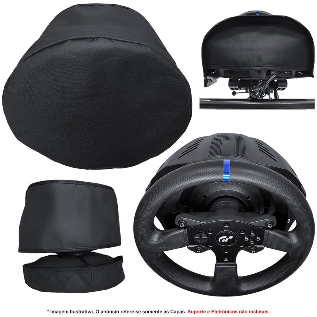 Capas Protetoras Qualicapas Compatíveis c/ Volante e Base T300RS GT Edition Simulador Thrustmaster