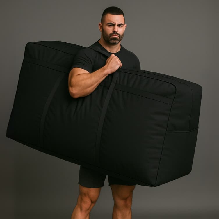 Bolsa Viagem Mudança Super Grande Sacolão Gigante 108 Mala MegaBolsa Super Grande - 138 litros