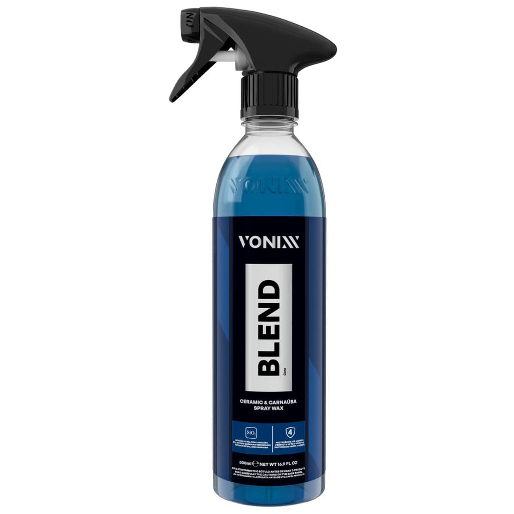 Cera Líquida Automotiva Blend Spray Carnaúba 500ML Vonixx