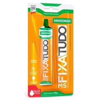 Fixa Tudo Amazonas Bisnaga 85g Cola Até Debaixo Água - Silicone Alto Poder de Adesão