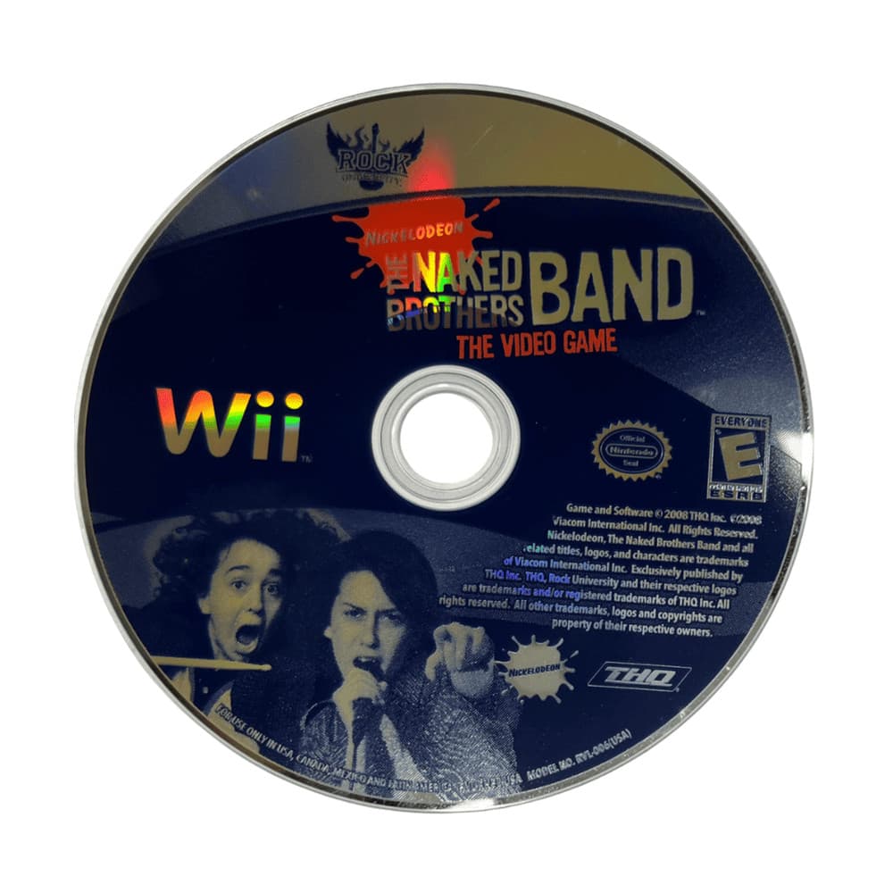 Jogo Naked Brothers Band Nintendo Wii Somente Disco Seminovo
