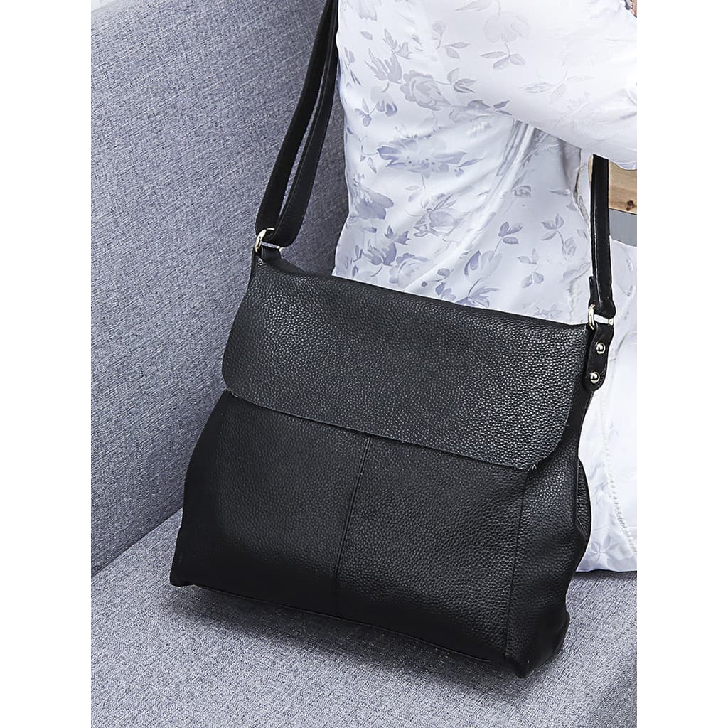 Bolsa de ombro de couro genuíno 2026 novo estilo elegante elegante bolsa feminina de meia-idade primeira camada de couro