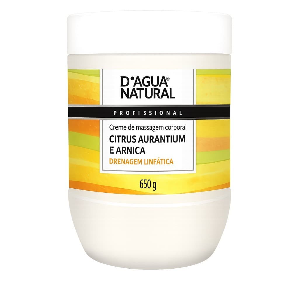 D’Água Natural Creme Corporal Citrus 650ml para Massagem