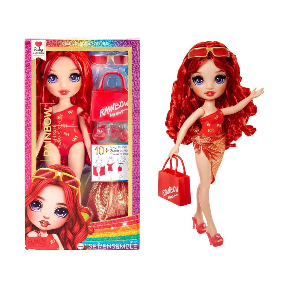 Boneca Rainbow High Swim Style Ruby Anderson