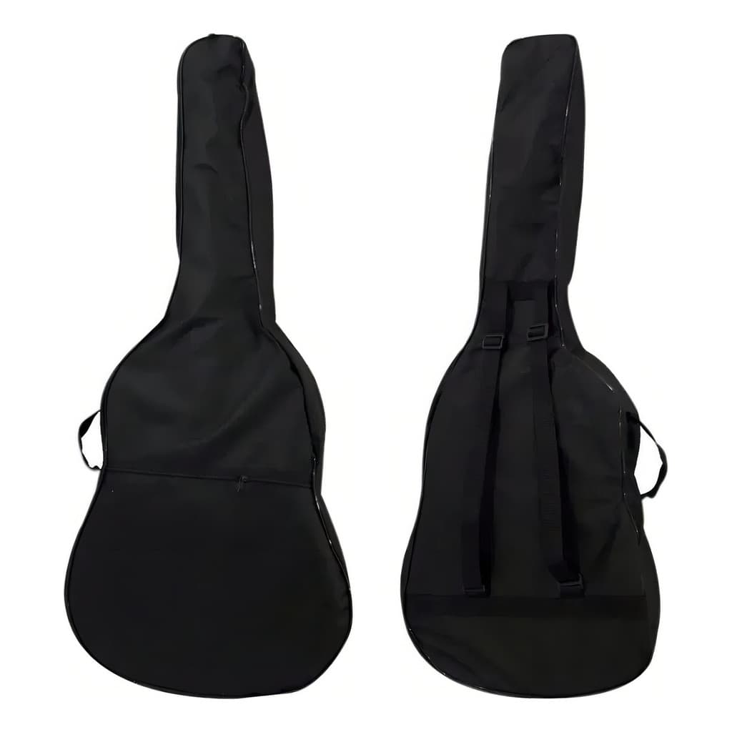 Capa Bag Para Violão Folk Simples Alça Dupla Abertura Latera Vinho