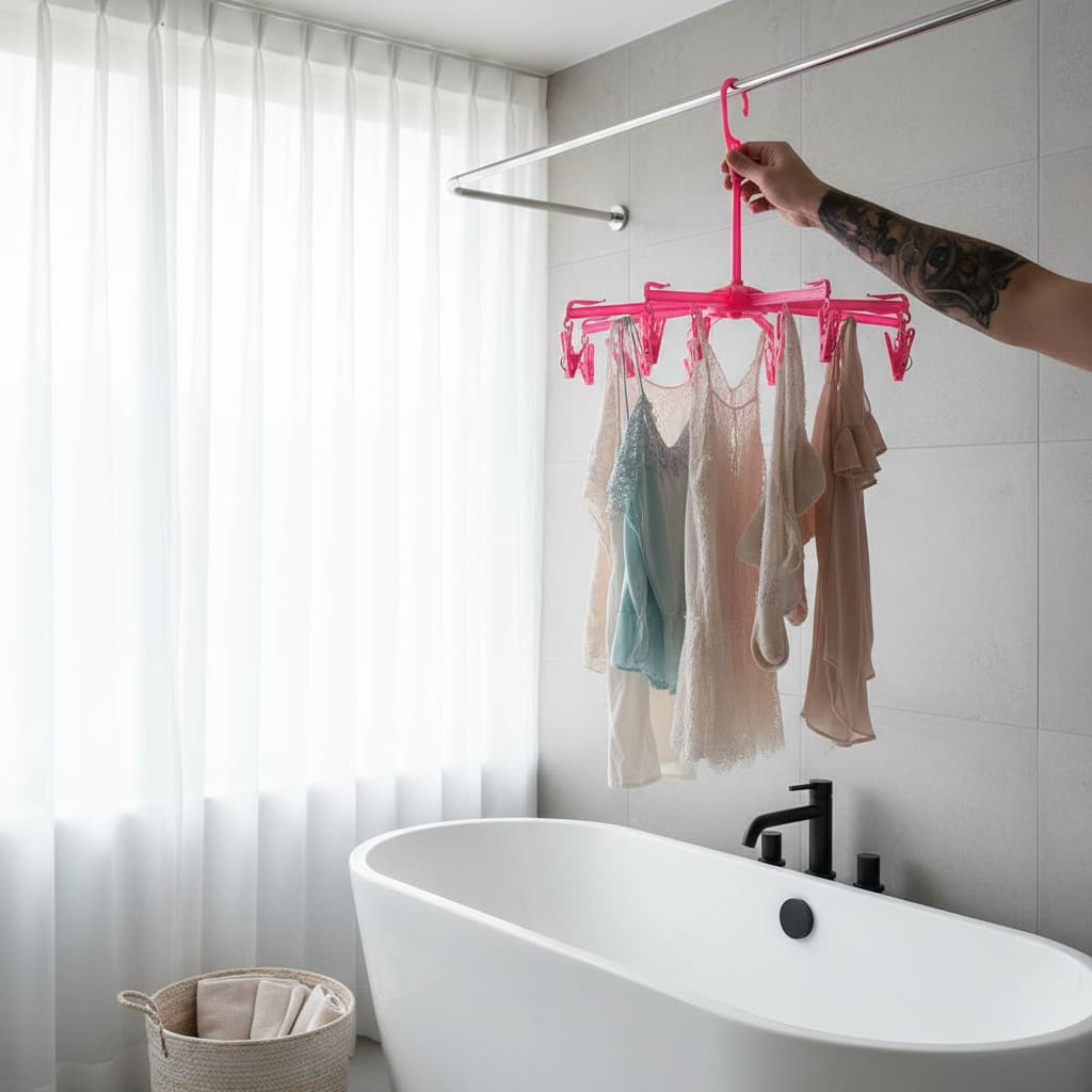 Varal Guarda Chuva 16 prendedores - Sortido: Ideal para varandas, lavanderias e áreas internas