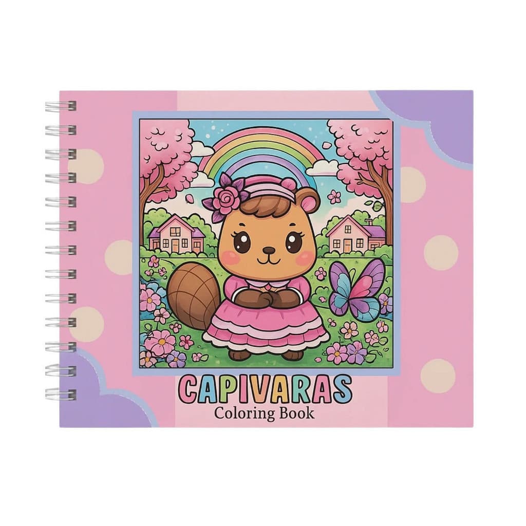 Livro de Colorir Capivaras – Ilustrações Encantadoras para Colorir