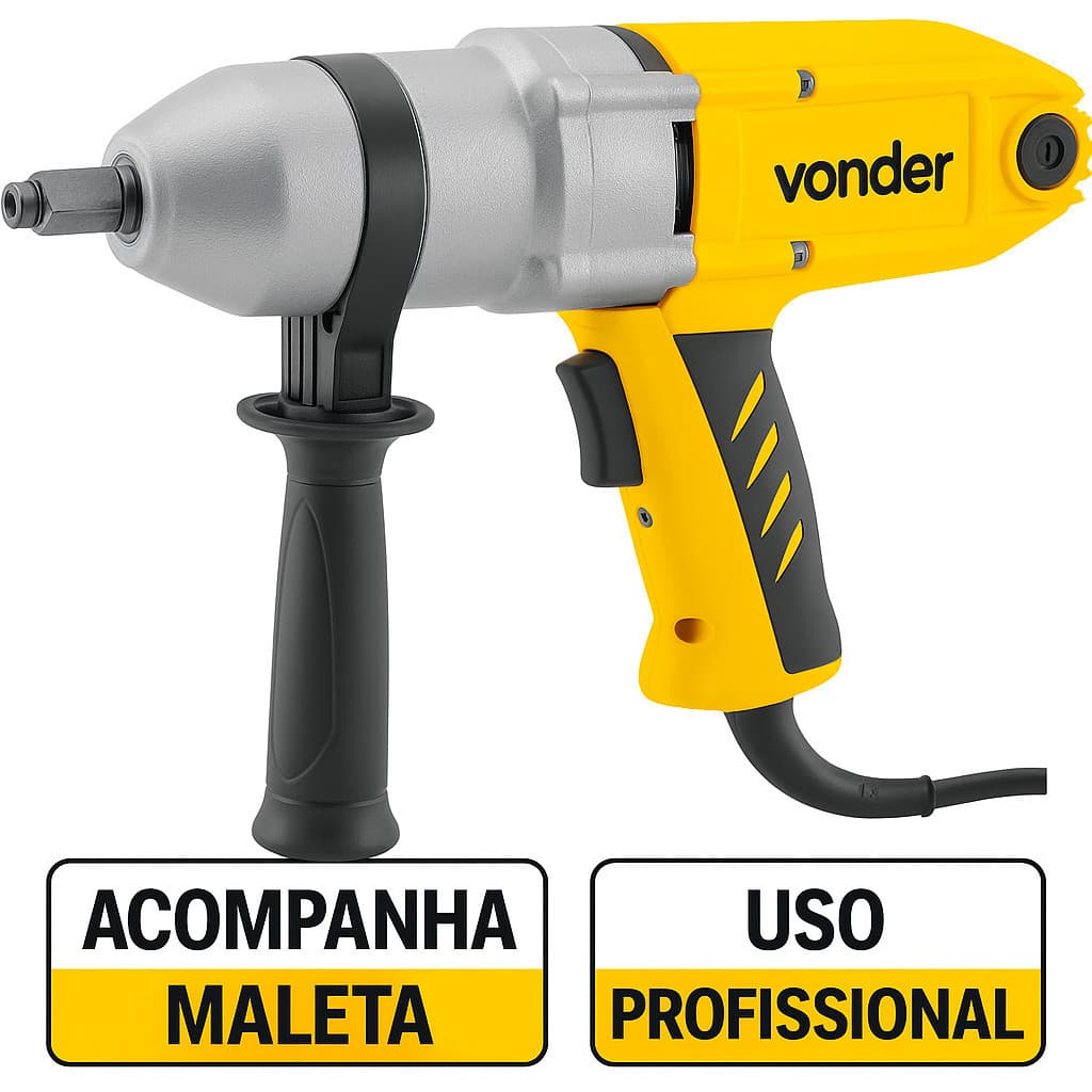Chave De Impacto 3/4 600 W Com Maleta - VONDER
