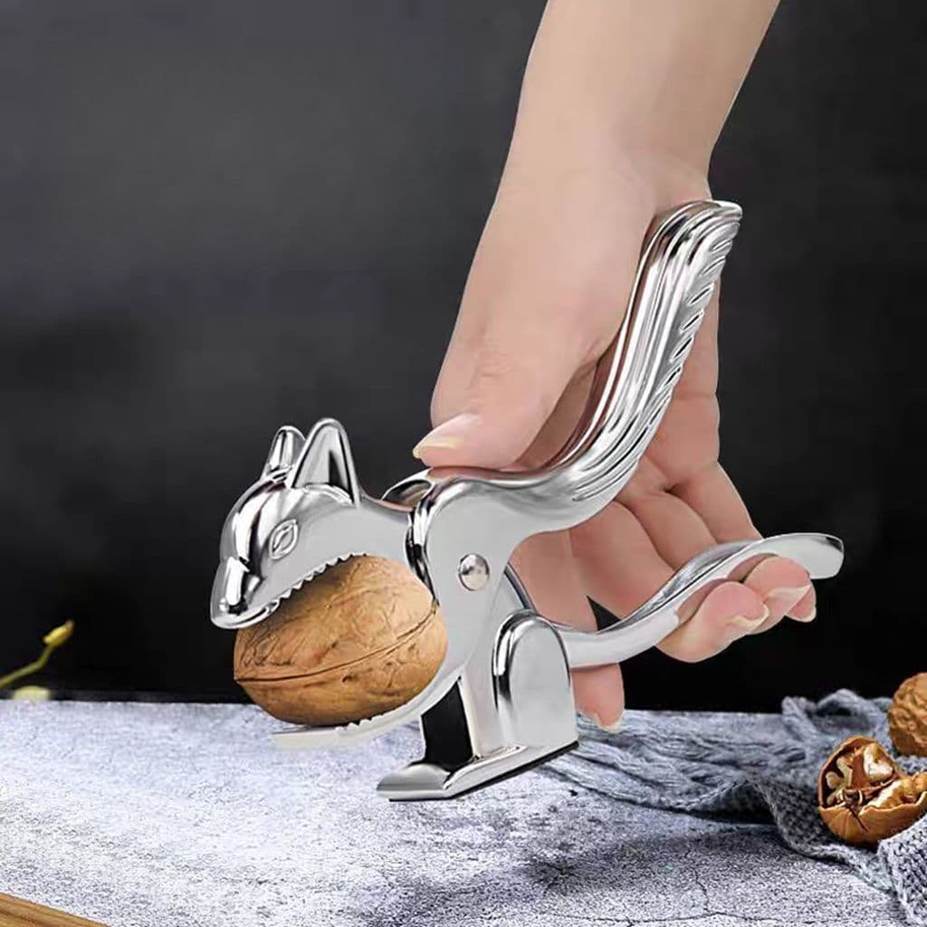 Quebra-nozes Criativo Em Formato De Esquilo  Utensílio De Cozinha Em Metal Resistente