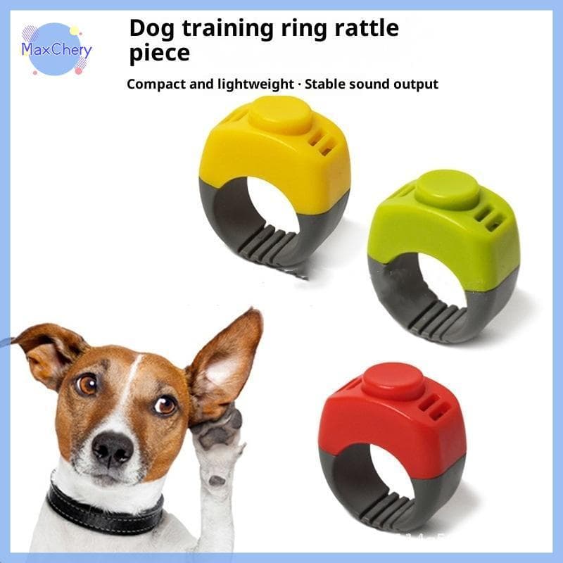 MCHY > Novo Anel Clicker Pet Dedo Clickers Equipamento De Treinamento Obediência Chocalho Trainer Suprimentos Para Anima