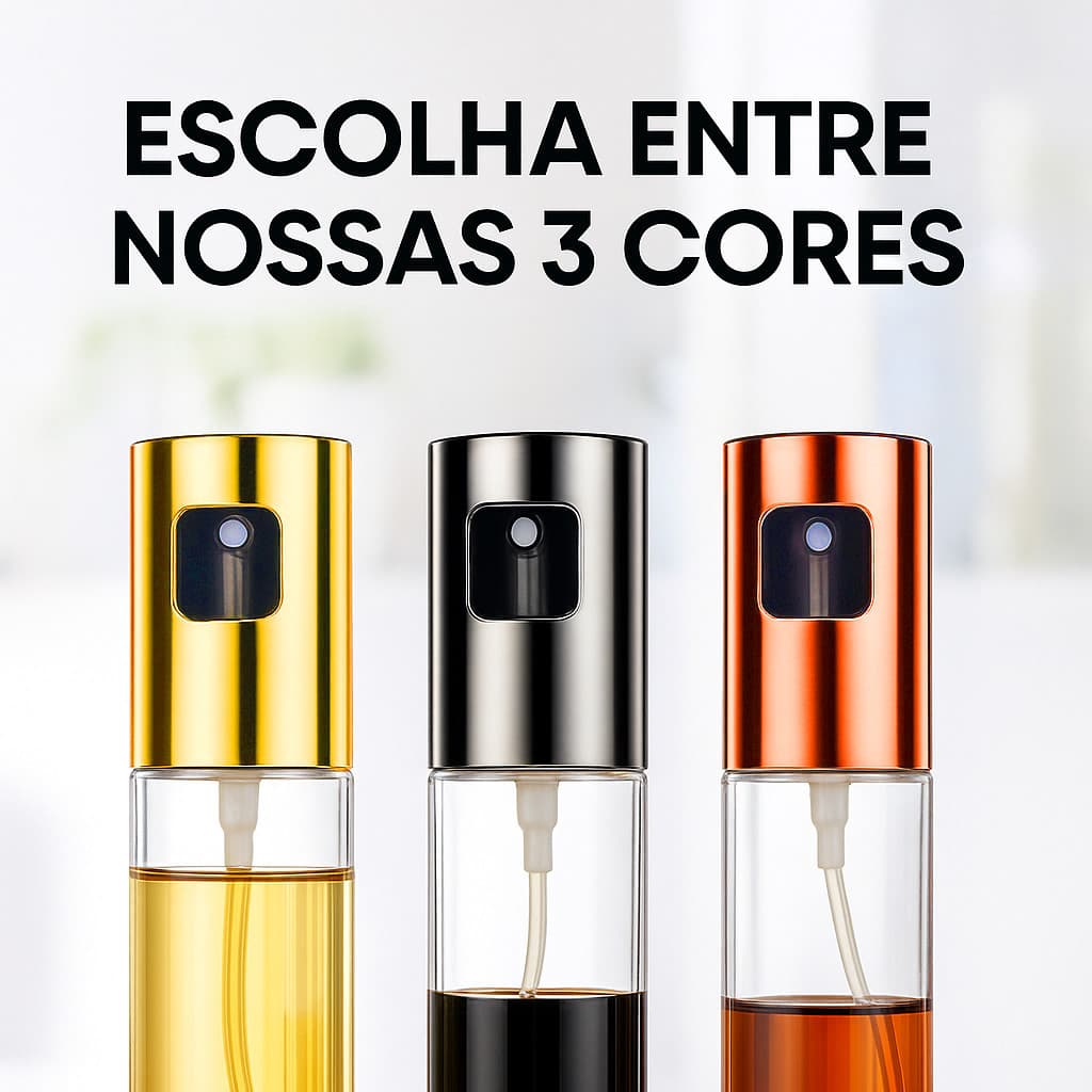 Spray Azeite Porta Vinagre oleo 100 ML vidro Sem Desperdício até 3 unidades