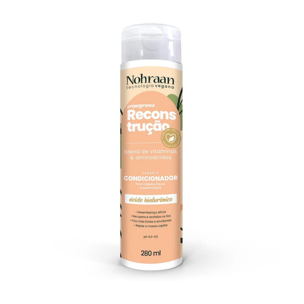 Condicionador Vegano Reconstrução | Nohraan – 280ml