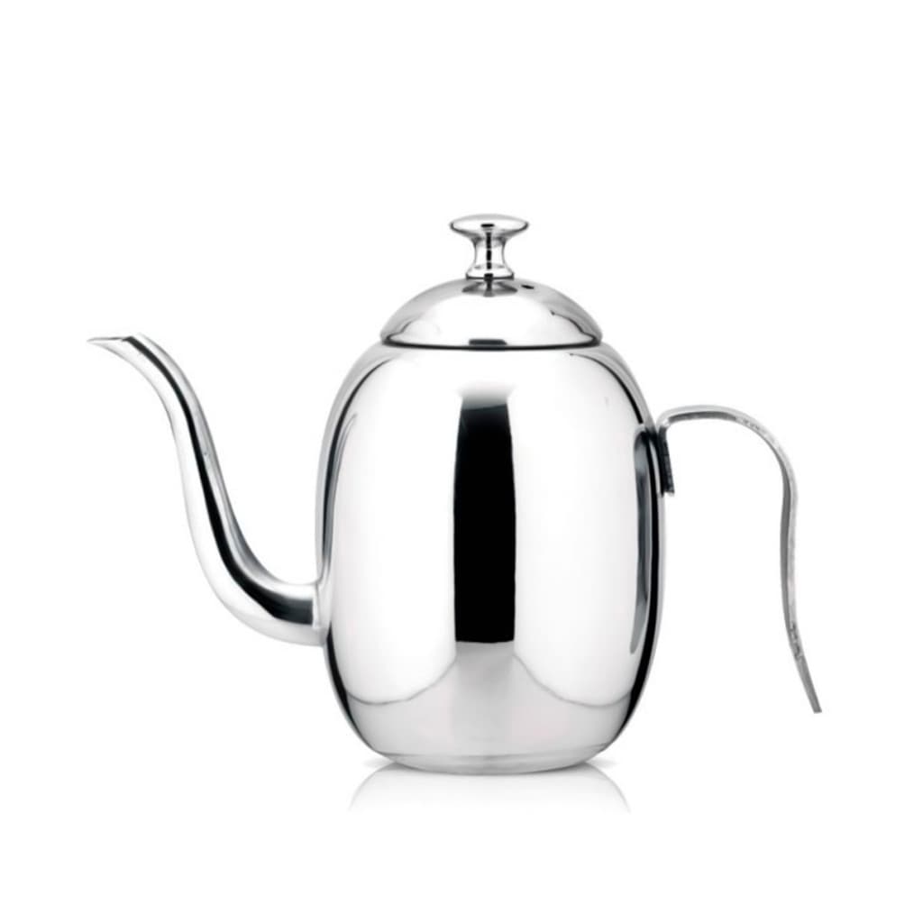 Bule Inox Com Bico Fino 400ml Para Servir Café Chá