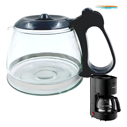 Jarra para Cafeteira compativel Arno Arno Fg3206b1 Fg3206b2 vidro forte
