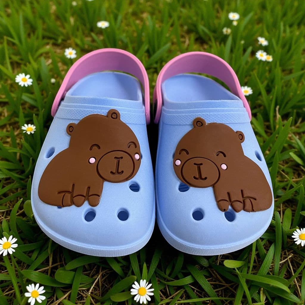 Sandalia Infantil Menina Menino Capivara Leve Confortável e Antiderrapante Promoçãol