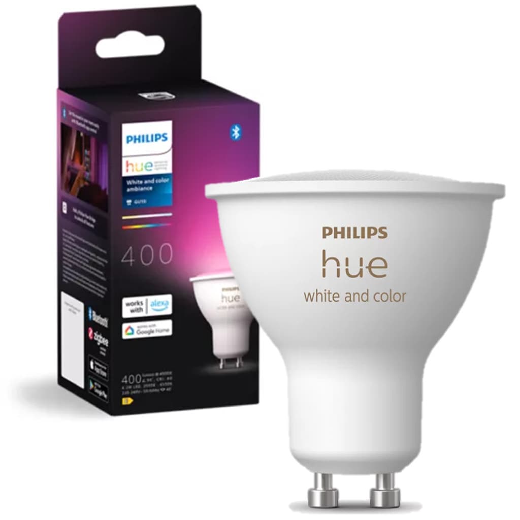 Lampada Inteligente Philips Hue Gu10 4.2w RGB Smart Wifi 220V