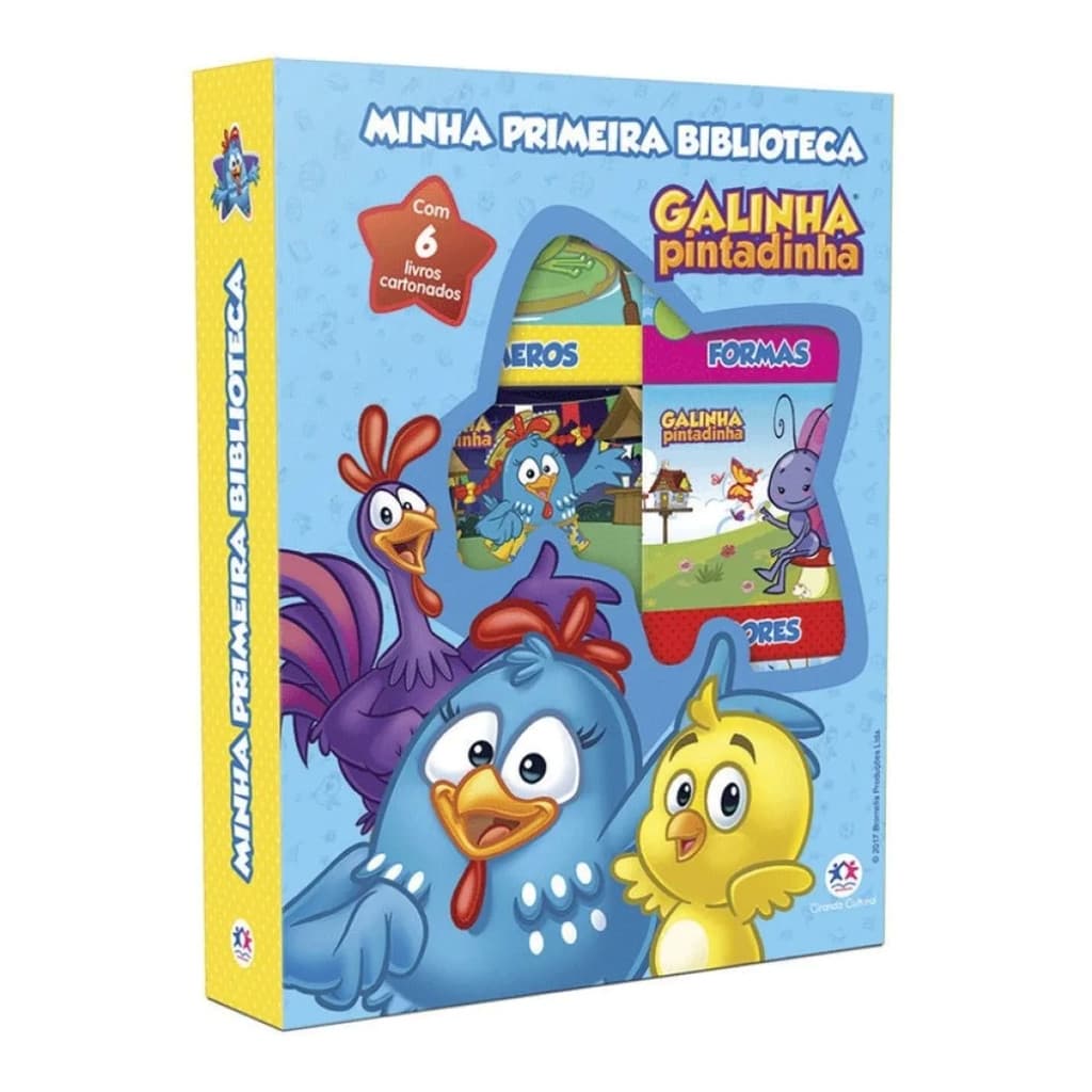 Box Galinha Pintadinha - Com 6 Minilivros Cartonados
