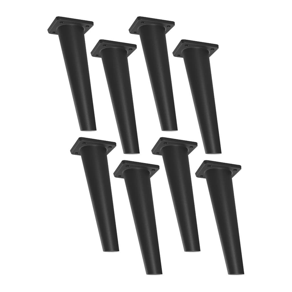 Pés Palitos PVC 27cm Para Fixação Moveis Criados Apoio E Mesas Kit 8 Un