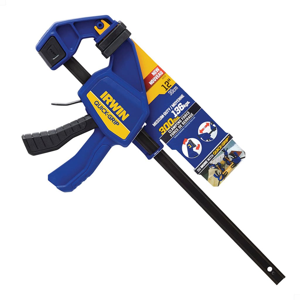 Grampo Sargento Rápido Marceneiro Irwin Medium Duty 12 30cm