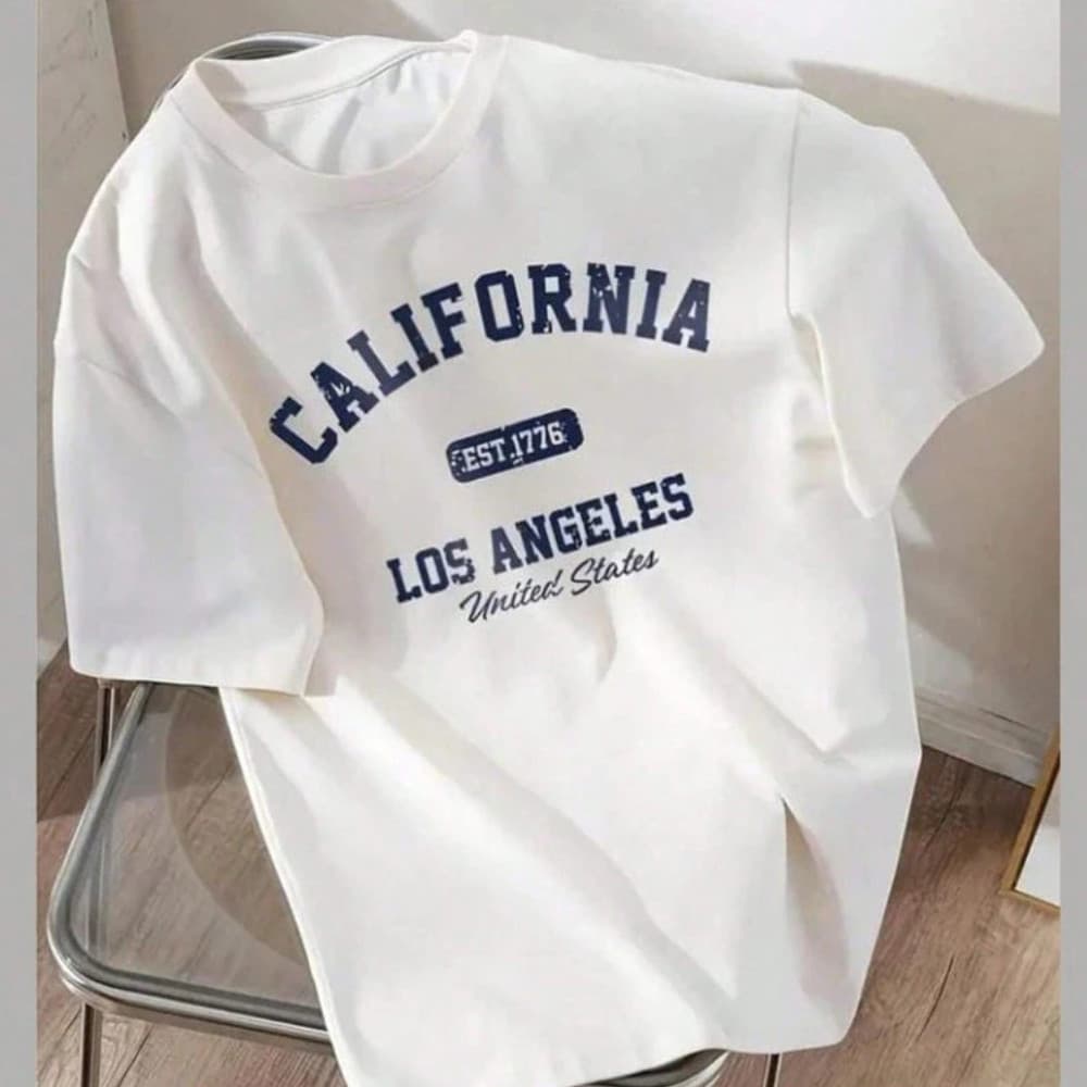 Camiseta California Los Angeles Camisa 100% Algodão Unissex