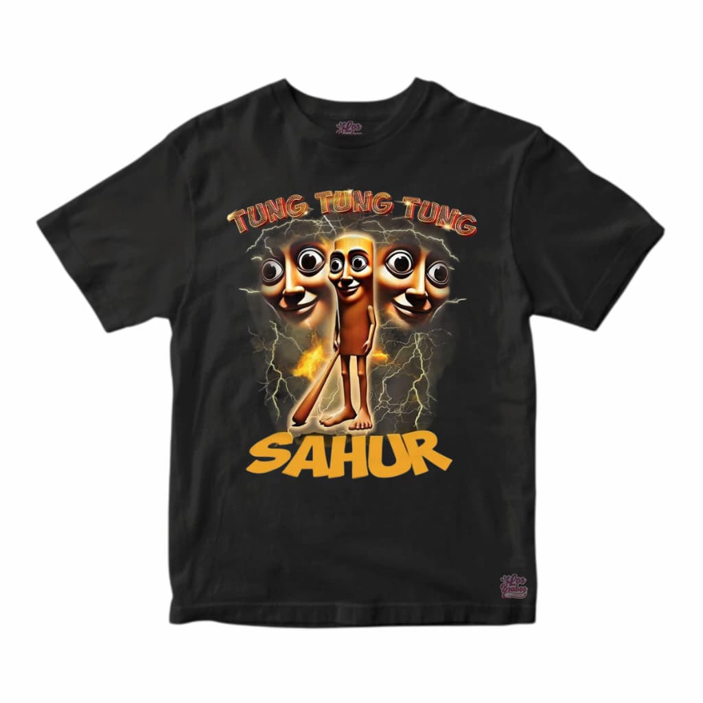 Camiseta Tung Tung Tung Sahur Camisa Meme Italiano Tshirt Unissex Algodão