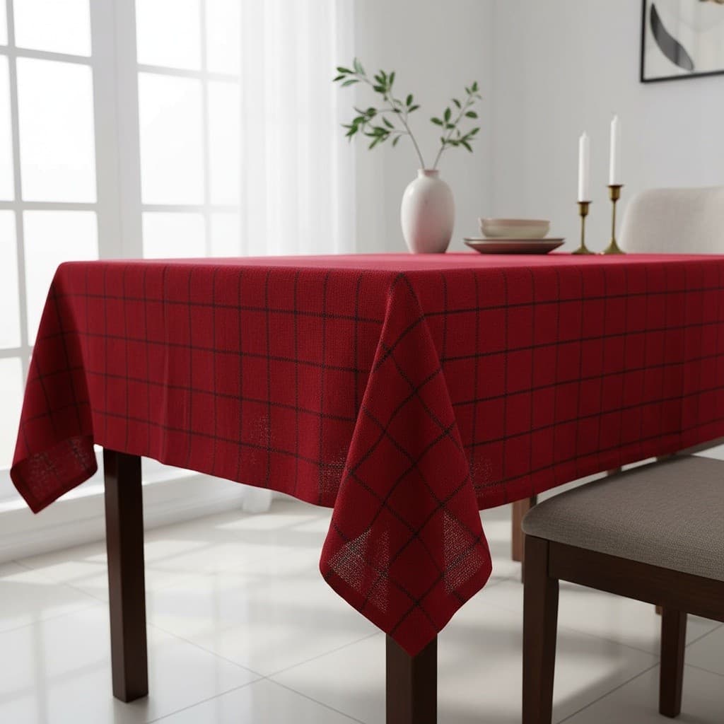 Toalha de mesa quadrada Artesanato Tear Mineiro Promoção