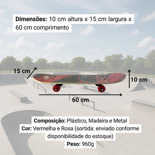 🛹Mini Skate Fingerboard Profissional Com Estampas Variadas Completo