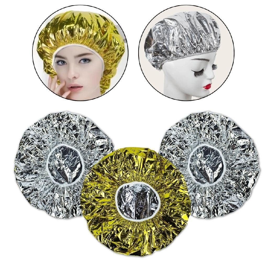 Kit 3 Touca Alumínio Térmica Tratamento Capilar Hidratação Cronograma Capilar Hair