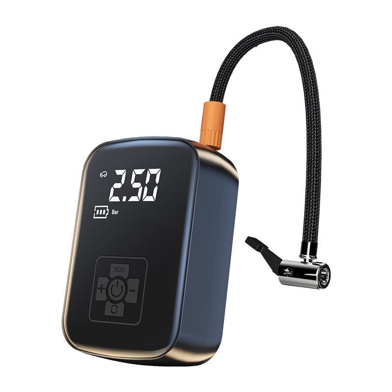 Mini Compressor de Ar Portátil Digital Recarregável USB para Calibrar Pneus – Envio Imediato