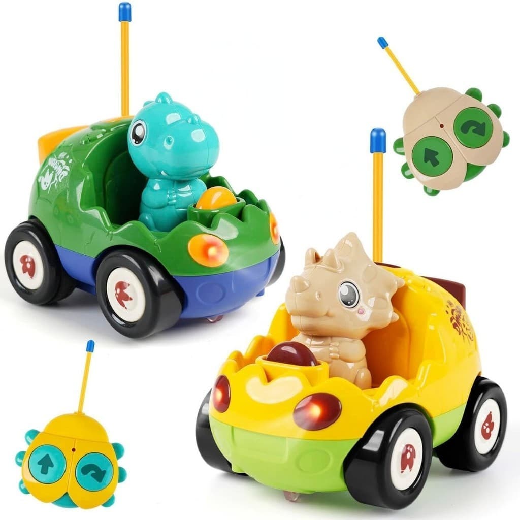 Kit 2 Carros Dinossauro Controle Remoto – Brinquedo Infantil para Meninos