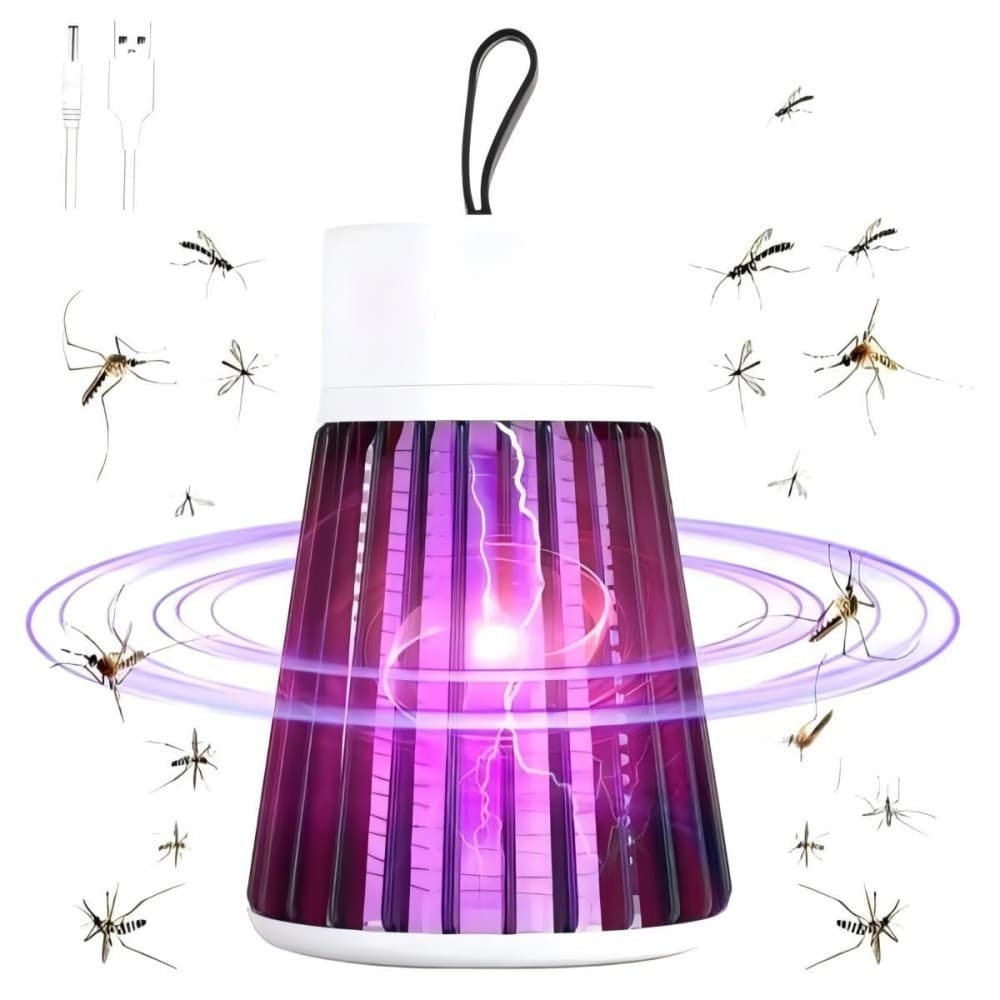 Luminária Led Mosquiteiro Sem Radiação Armadilha De Insetos Repelente Eletrônico UV Envio Imediato