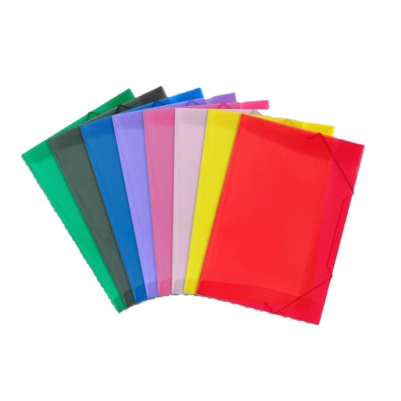 Pasta com Aba e Elastico Oficio 23,5x33,5cm Polibras (unidade)