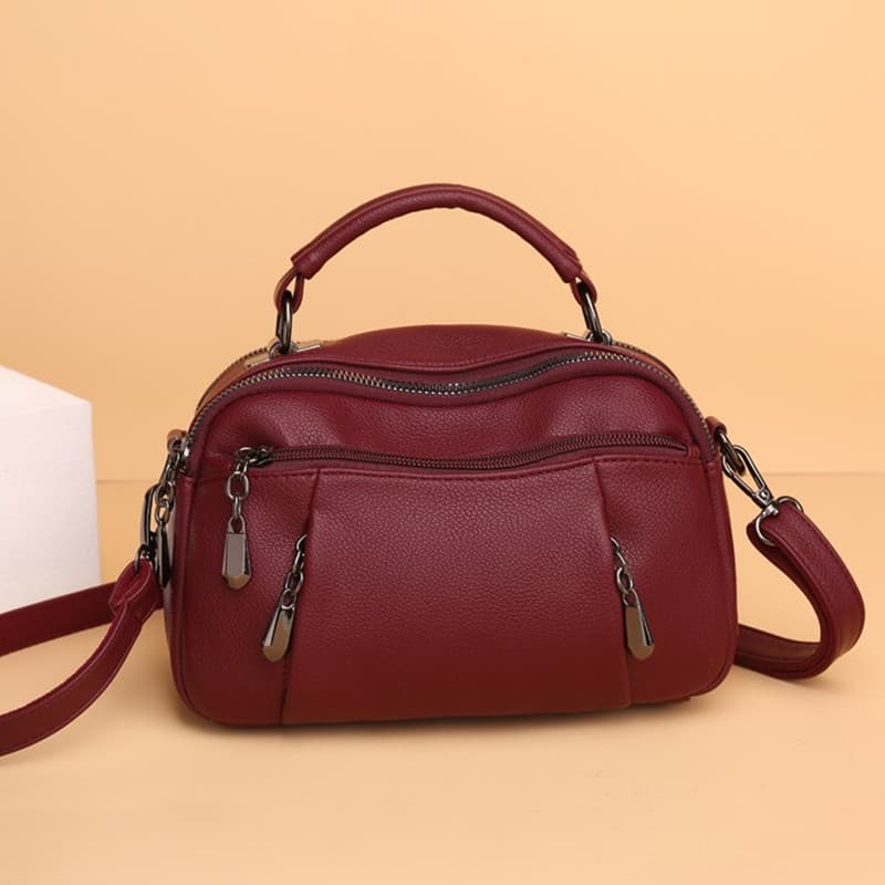 Bolsa mensageiro de couro genuíno genuíno, bolsa feminina 2026, novo estilo, bolsa pequena, bolsa mãe grátis, bolsa de o
