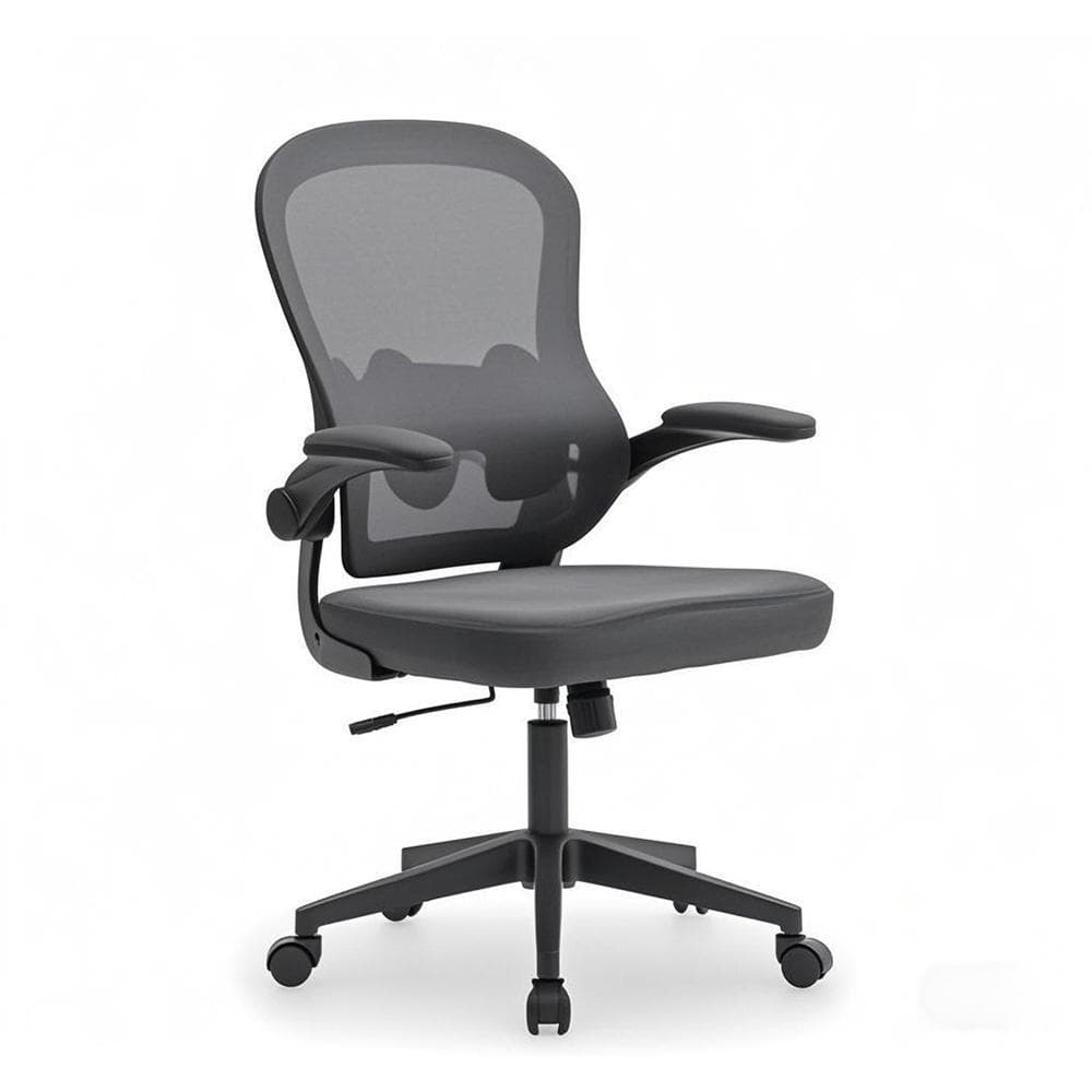 Cadeira de Escritório Executiva Base Preta com Rodinha Fortt Linea Cinza - CSF20-CZ