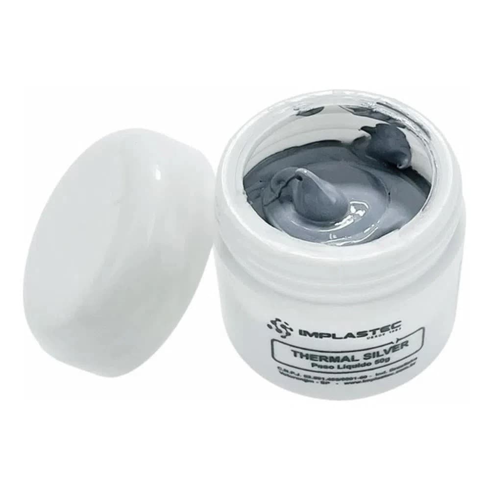 Pasta Termica Thermal Silver Pote 50g Alta Condução Térmica Dissipação