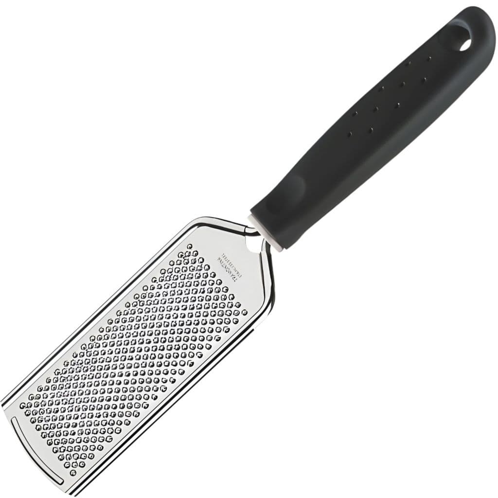 Ralador De Queijo Mini Utilitá Tramontina Inox Cabo Preto Côco Chocolate Limão Laranja