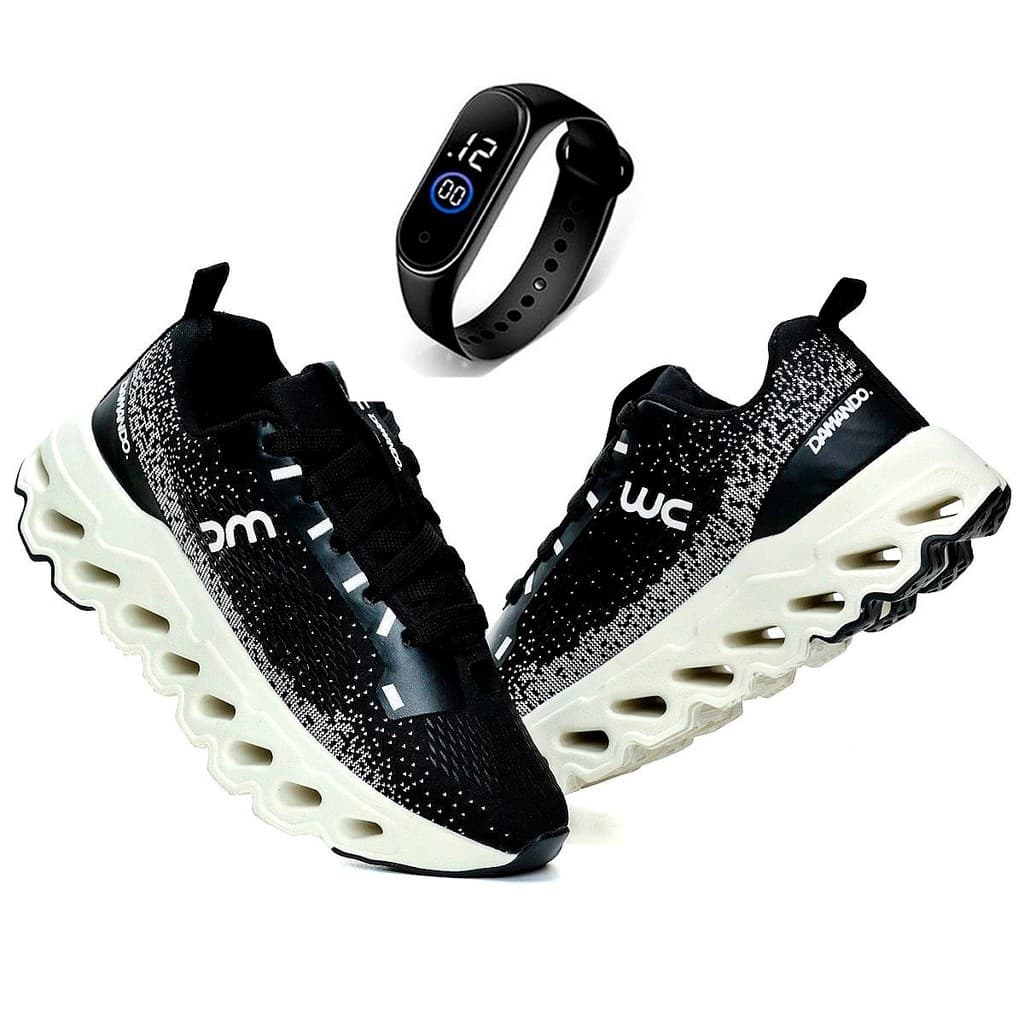 Tênis Masculino Damando Original Caminhada Esportivo Confortável
