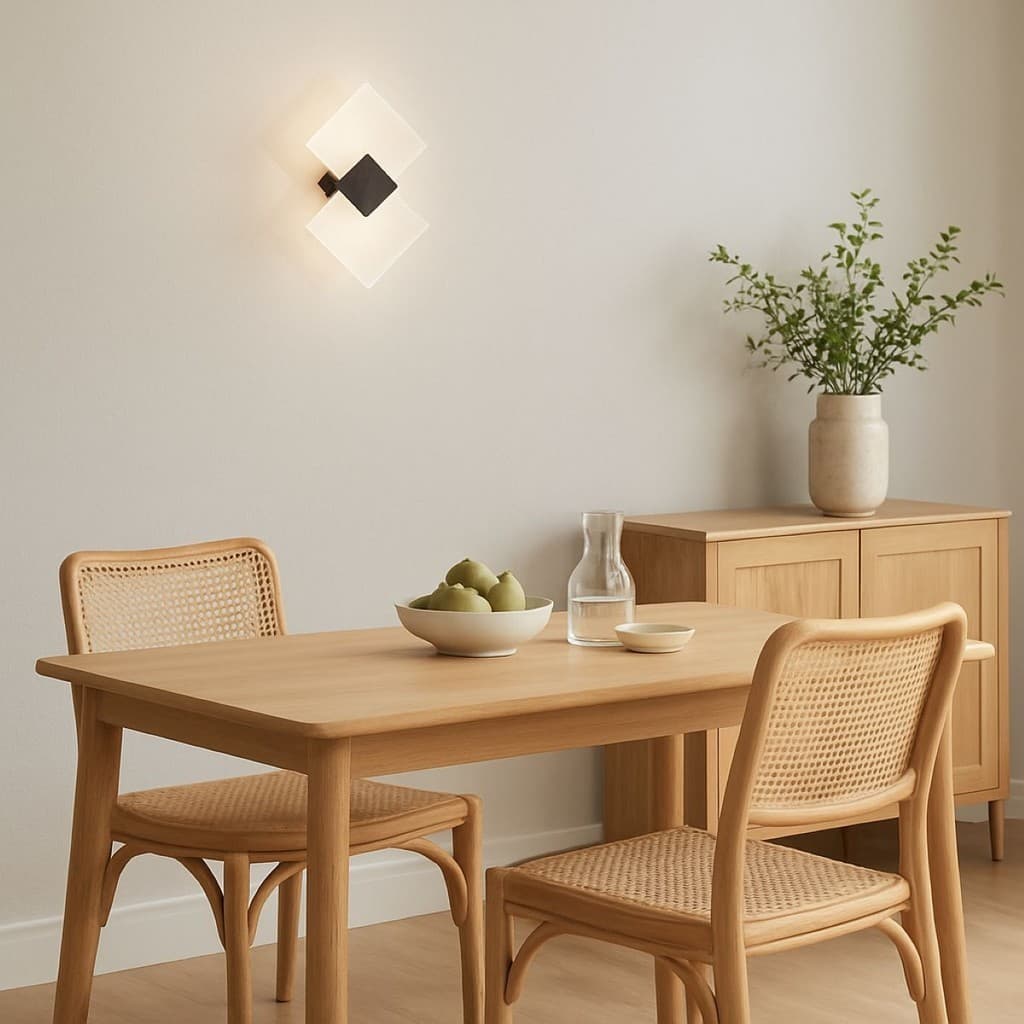 Iluminação Arandela DecorativaIluminação Dupla e Temperatura de Cor 3000K  Luz quente