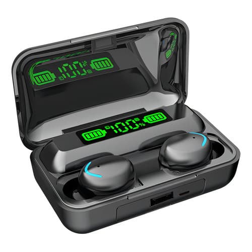 Fone De Ouvido Bluetooth Tws F9 Microfone A Prova Dágua
