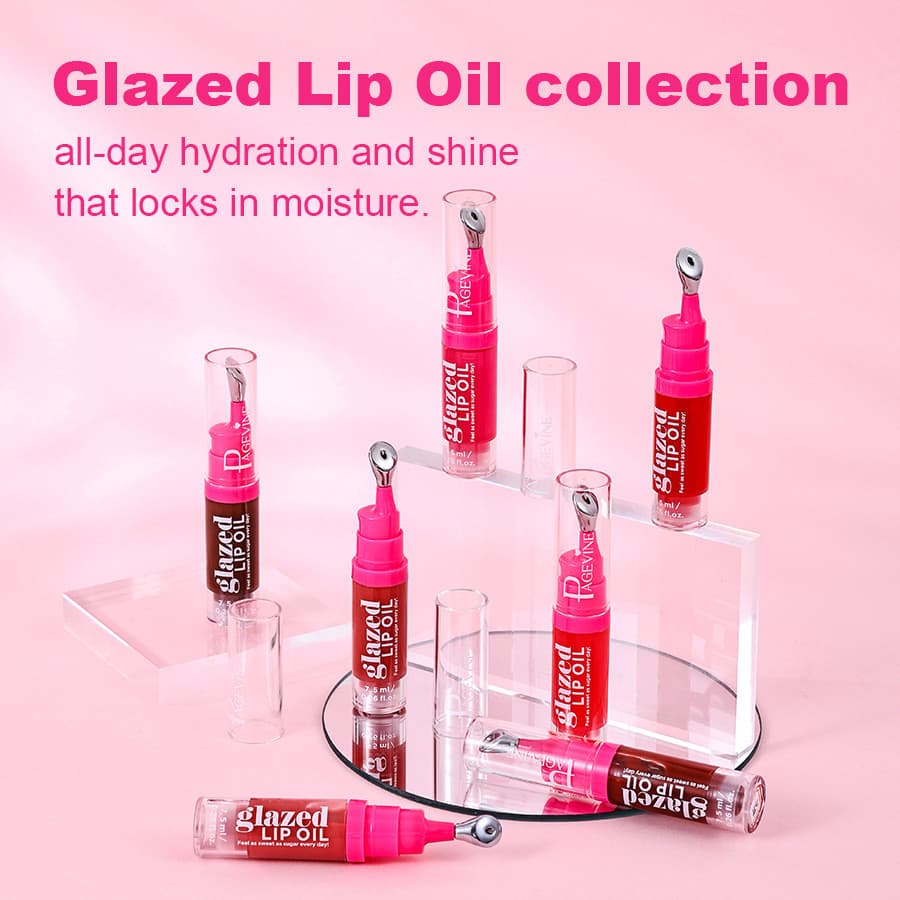 Lip Essence Tinted Oil-Fórmula À Base De Gel Com Ingredientes Naturais , Hidratação Profunda E Revestimento Fino Para To