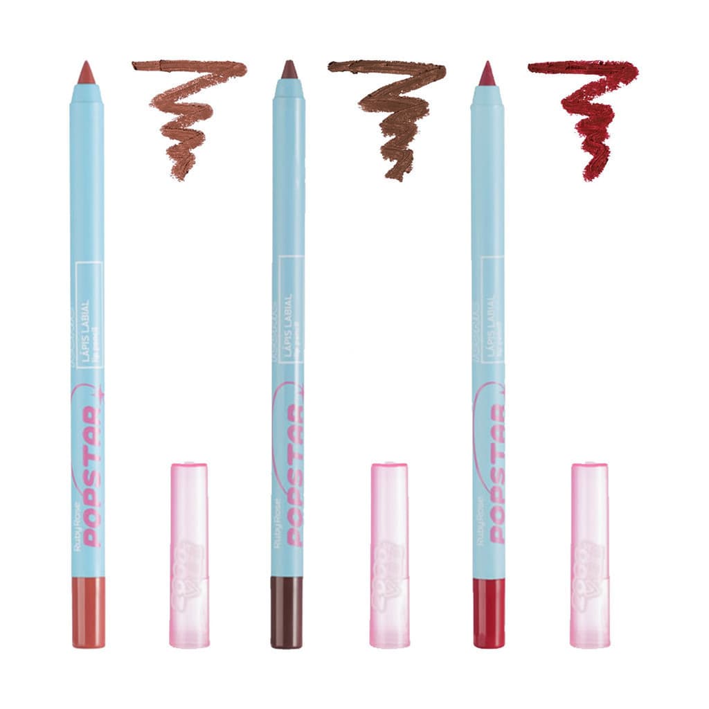 Kit Ruby Rose: 3 Lápis para Definir e Encantar
