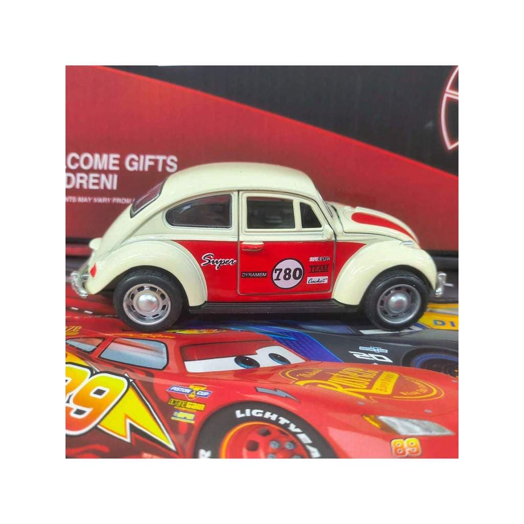 Carrinho Fusca Ferro Fricção Metal Miniatura Brinquedo equipe prinmer o unicorio