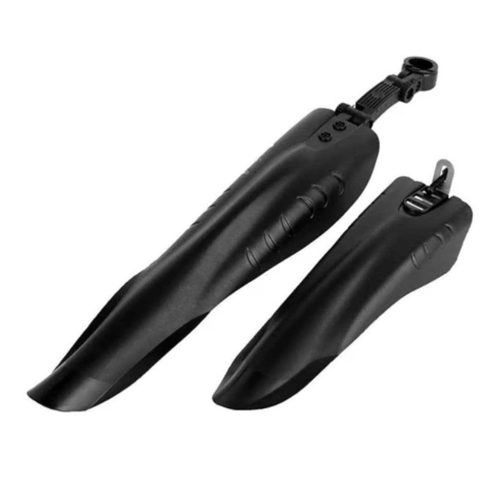 Imperdível Paralamas Dianteiro Traseiro Completo Para Bicicleta Bike Aro 26 29 Cor Preta