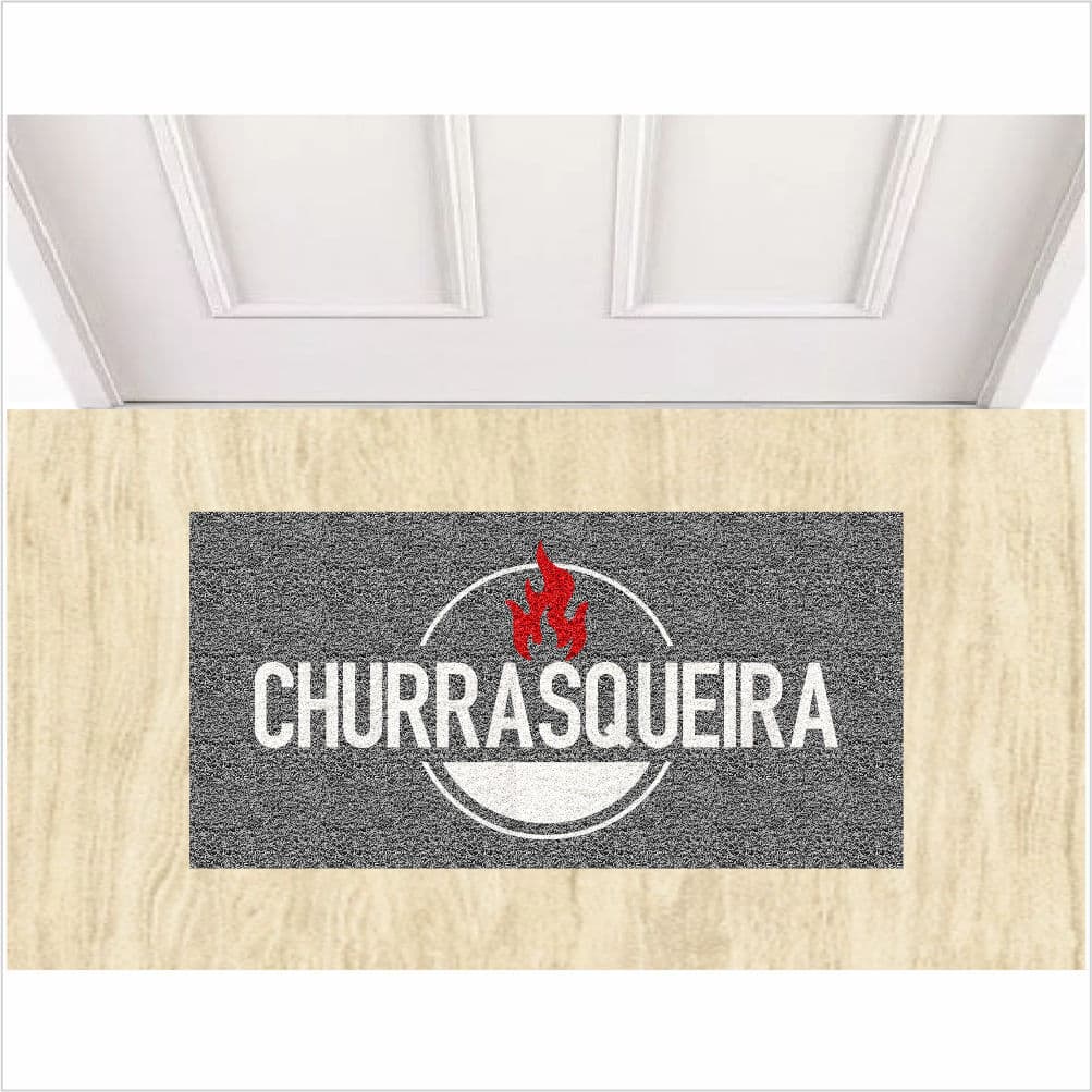TAPETE CAPACHO VINIL PARA CHURRASQUEIRA, PARA DECORAÇÃO.
